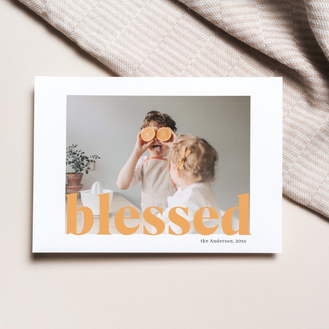 Foto | Glücklicher Thanksgiving Gesegnete Postkart Postkarte (Von Creator hochgeladen)