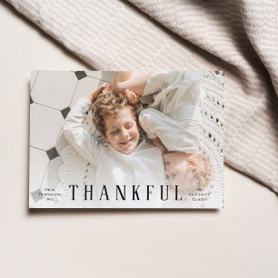 Foto   Glückliches Erntedankfest   Dankbar Postkarte