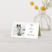 Foto Gold Elegante Hochzeit Tischnummer