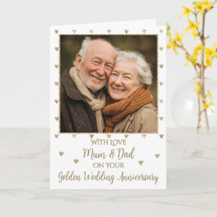 Foto Goldene Hochzeit 50 Jahre Karte
