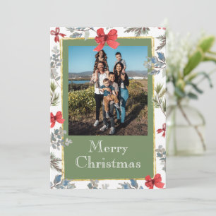 Foto Goldrahmen Frohe Weihnachten Personalisiert