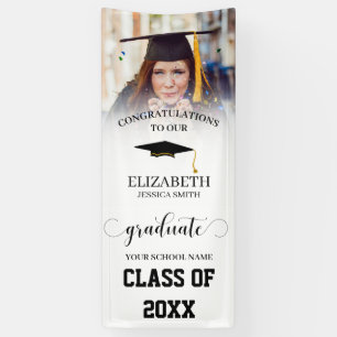 Foto Graduate Class of 20XX Abschluss Door Banner
