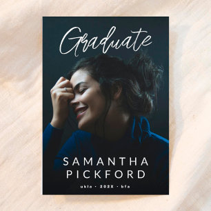 Foto Graduate Editable University Grad Ankündigung