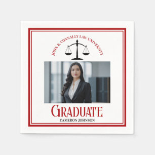 Foto Graduation Party der Red Black Law School Serviette