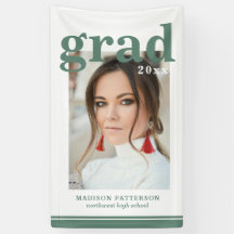 Foto Graduation Party Elegante Moderne Schrift Ban