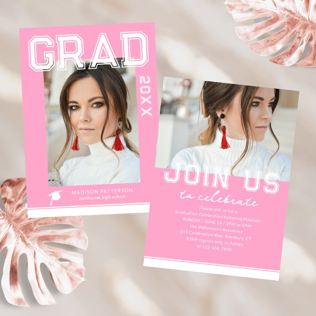 Foto Graduation Party Elegante Moderne Skripte (Von Creator hochgeladen)