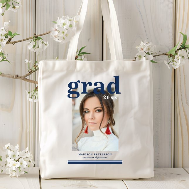 Foto Graduation Party Elegante Moderne Tasche (Von Creator hochgeladen)