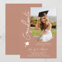 Foto Graduation Party Modernes, elegantes Skript