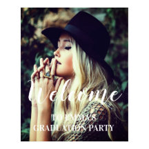 Foto Graduation Party Willkommen Personalisiert