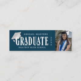 Foto-Graduierungskarte Mini Visitenkarte