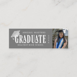 Foto-Graduierungskarte Mini Visitenkarte
