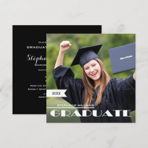 Foto-Graduierungspartei Einladung