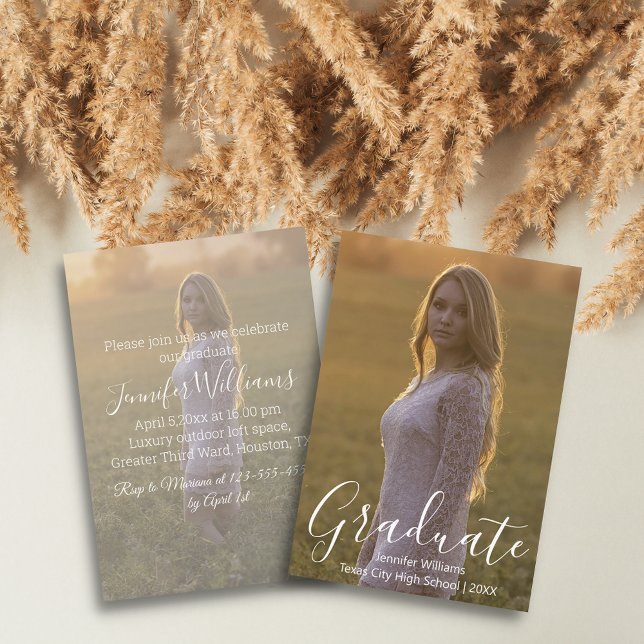 Foto-Graduierungsparty Einladung (Von Creator hochgeladen)