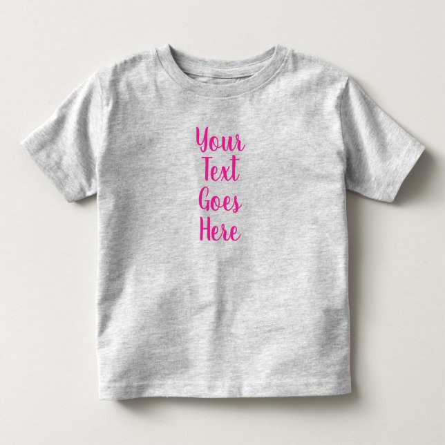 Foto-Grauen laden Erstellen Sie Ihr eigenes Baby Kleinkind T-shirt (Vorderseite)