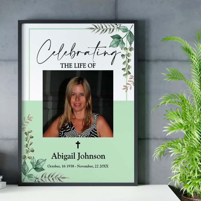 Foto Greenery feiert Lebensbeerungspposter Poster (Von Creator hochgeladen)