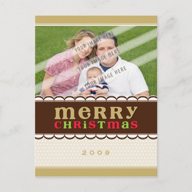 FOTO GREETING POSTCARD: Candyfloss 1 Feiertagspostkarte (Vorderseite)