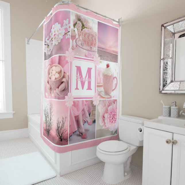 Foto Grid Sakura Duschvorhang (Beispiel)