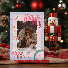 Foto Groovy Nussknacker Retro Pastell Weihnachten