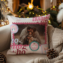 Foto Groovy Nussknacker Retro Pastell Weihnachten Kissen