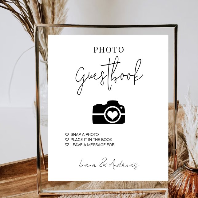 Foto Guest Book Sign Wedding Foto Guestbook Poster (Von Creator hochgeladen)