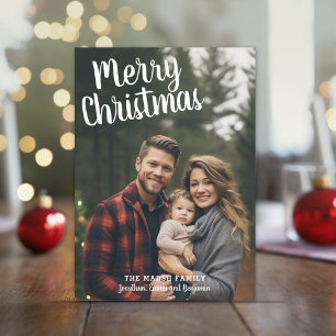 Foto Handgeschriebenes frohe Weihnachten Gold Kari