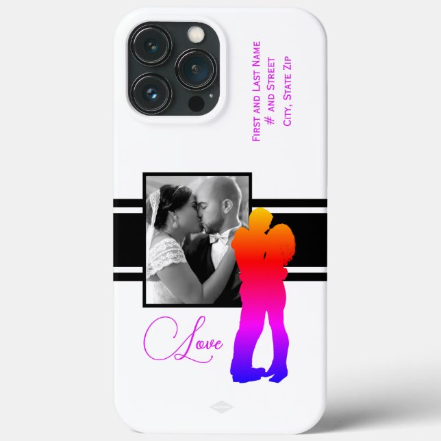 Foto Handy Case Rainbow LoveGraphic HAMbWG (Rückseite)