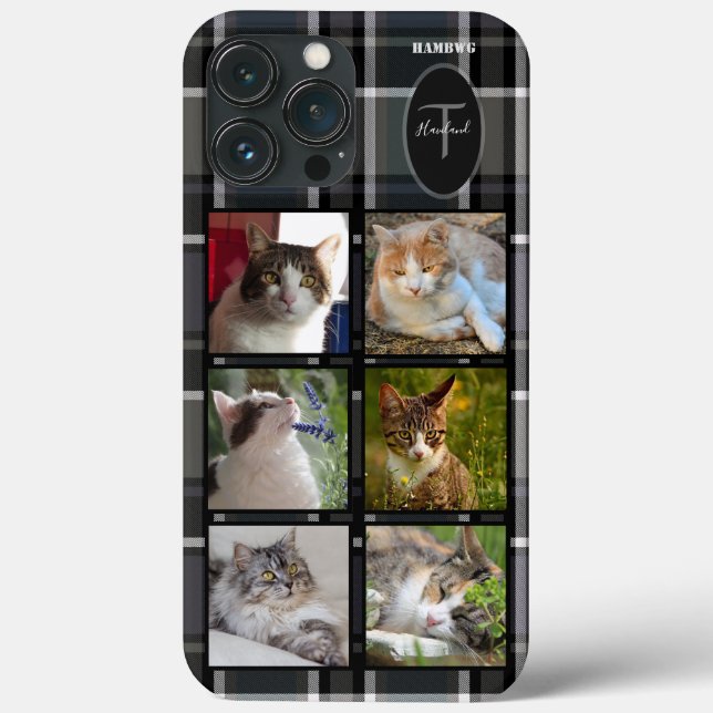 Foto Handy Fall Kariert HAMbyWG Case-Mate iPhone Hülle (Rückseite)