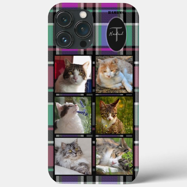 Foto Handy Fall Kariert HAMbyWG Case-Mate iPhone Hülle (Rückseite)