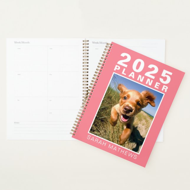 Foto Haustier Korallenrosa Name 2025 Planer (Anzeige)
