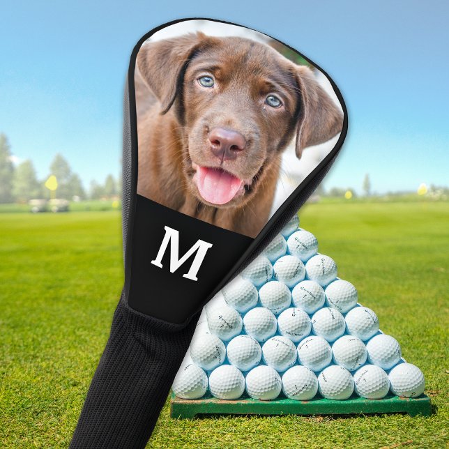 Foto Haustierfamilie Personalisiertes Monogramm Golf Headcover (Von Creator hochgeladen)