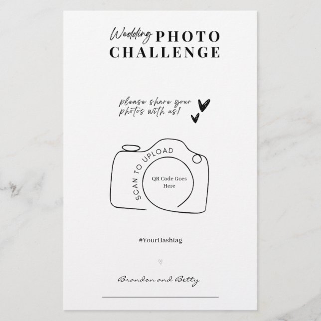 Foto-Herausforderung Hochzeit, ich Spy Wedding Gam Flyer (Vorne)