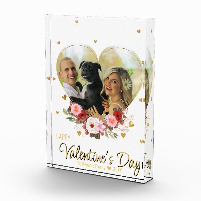 Foto Herz Gold Valentinstag Glitzer Herz (Rechts)