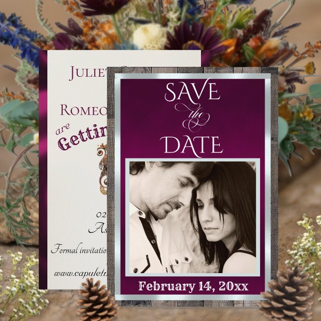Foto & Herz - Pflaume Save The Date (Von Creator hochgeladen)