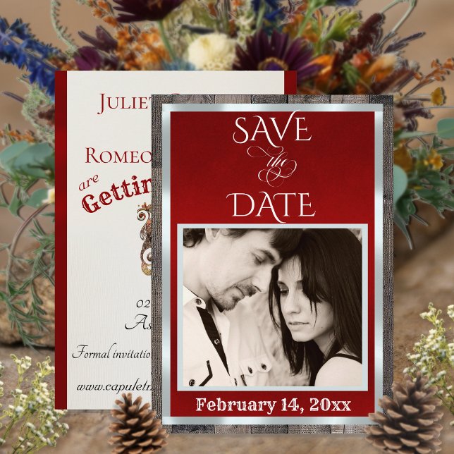 Foto & Herz - Rot Save The Date (Von Creator hochgeladen)