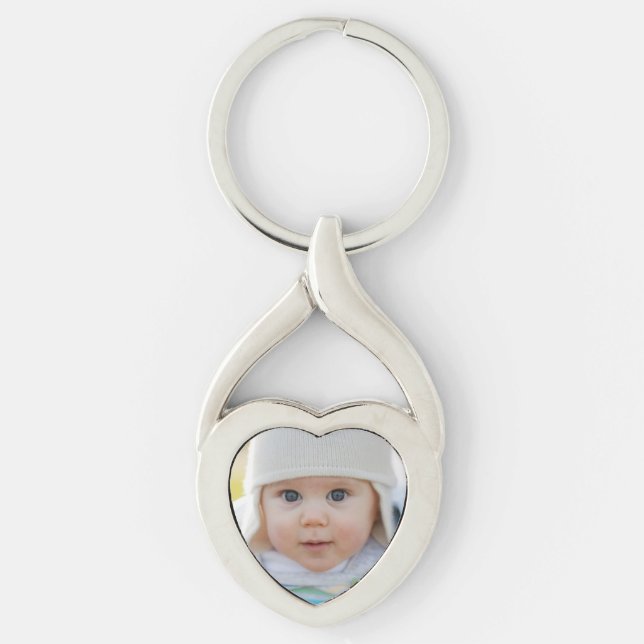 Foto Herz-Shaped Schlüsselanhänger (Vorderseite)