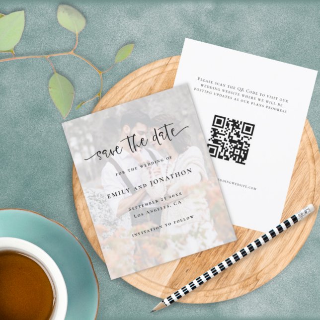 Foto Hintergrund QR Hochzeit speichern Datum (Von Creator hochgeladen)
