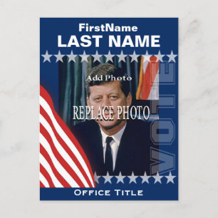 Foto hinzufügen Kampagnenvorlage Postkarte