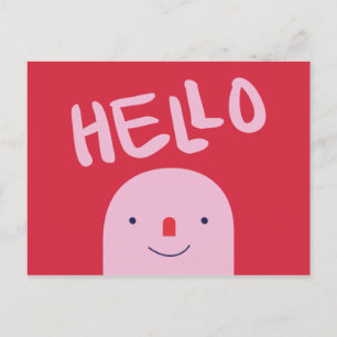 Foto hinzufügen - Personalisierter Hello Connectio Postkarte