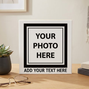 Foto hochladen und Text hinzufügen - Anpassen