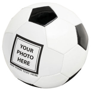 Foto hochladen und Text hinzufügen - Anpassen Fußball