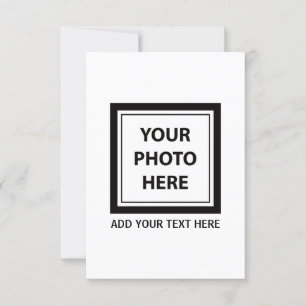Foto hochladen und Text hinzufügen - Anpassen Karte