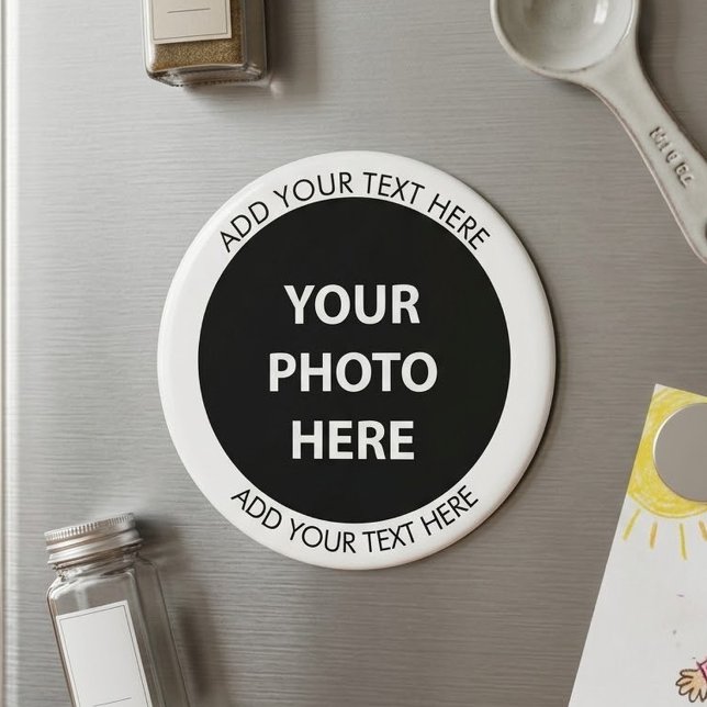 Foto hochladen und Text hinzufügen - Anpassen Magnet (Von Creator hochgeladen)