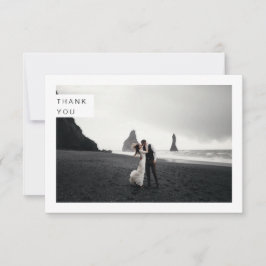 Foto Hochzeit Dankeschön-Karte Dankeskarte