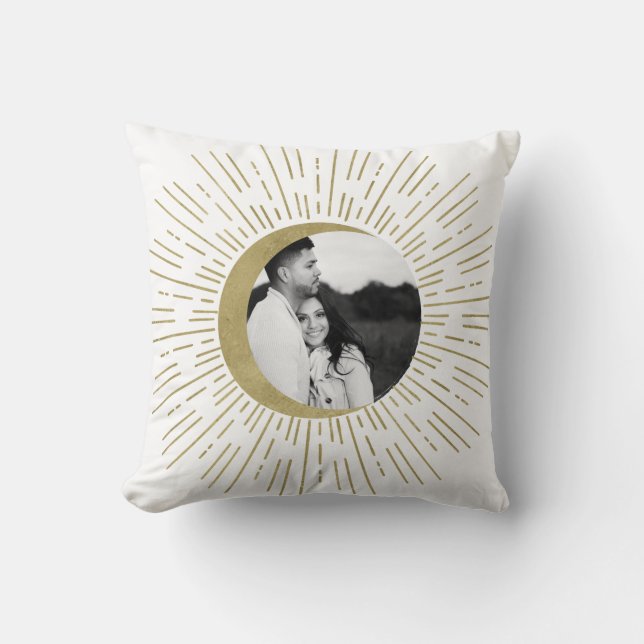 Foto Hochzeit des Sunburst Moon Kissen (Vorderseite)