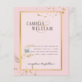 FOTO Hochzeit - Einladung Save the Date Flyer