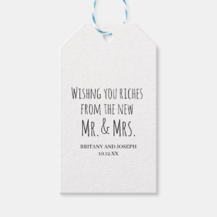 Foto Hochzeit Geschenkanhänger