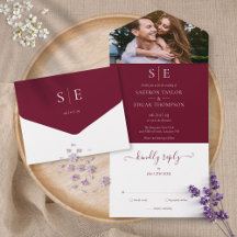 Foto-Hochzeit in Burgund und Gold