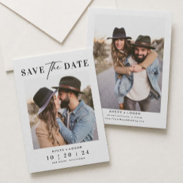 Foto Hochzeit Save The Date
