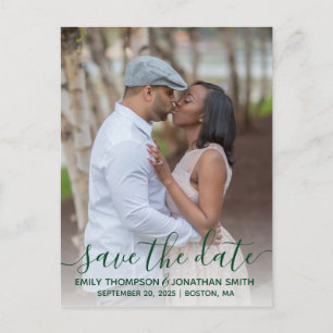 Foto Hochzeit Speichern Sie die Datumspostkarte in Postkarte