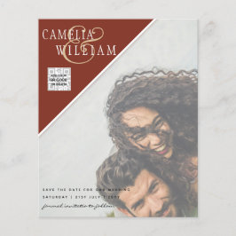 FOTO Hochzeitaufenthalt Rett Datum QR-Code Flyer